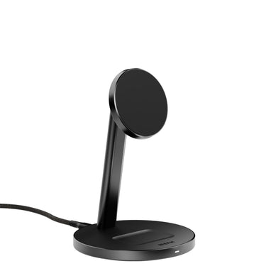 EFM Qi2 15W Duo Wireless Charge Stand with 20W Power Supply and 1.2M Cable - Black